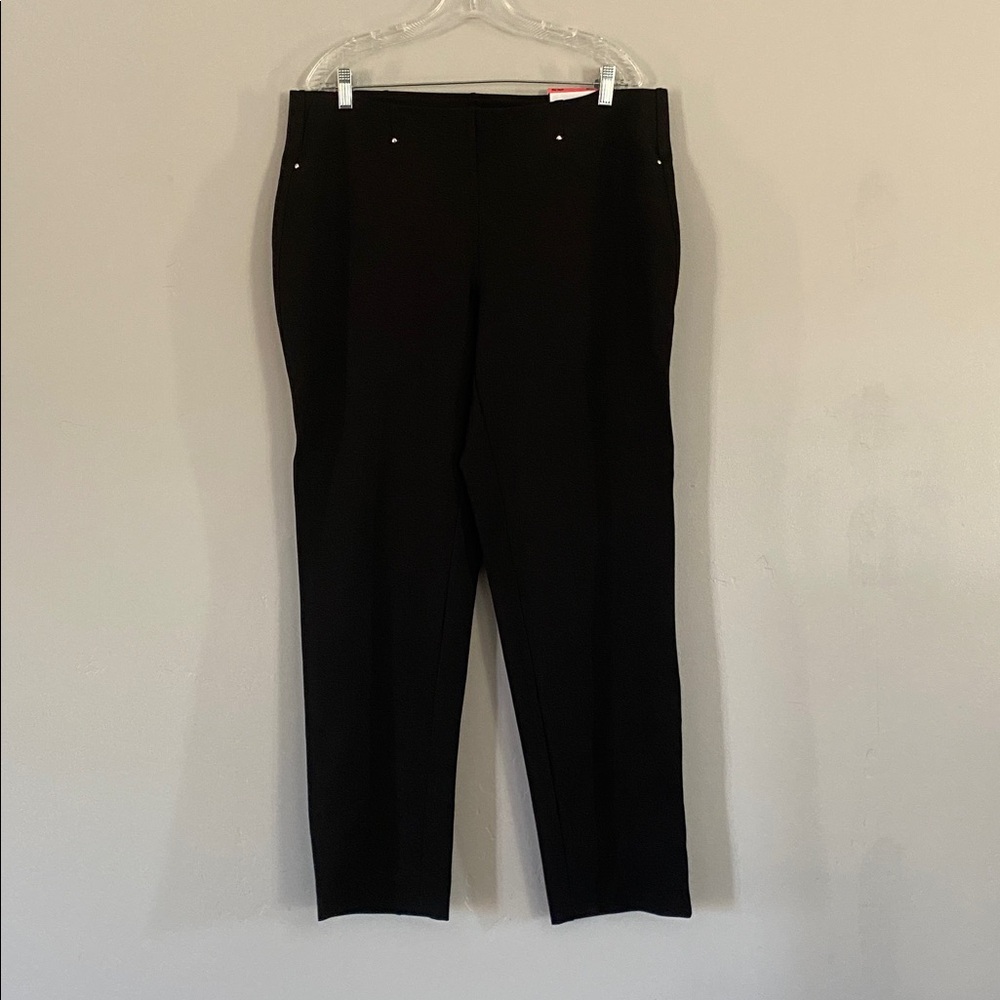 Rafaella Black Slim Leg Pants